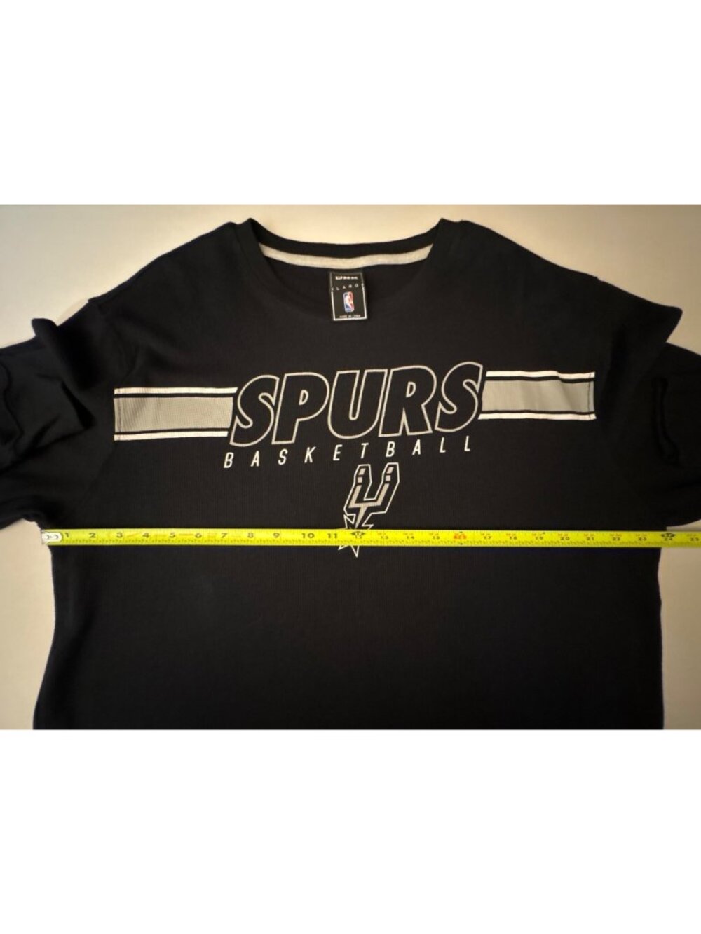 NBA San Antonio Spurs Long-Sleeve Shirt Black XL Basketball Spurs Basketball - Picture 9 of 16